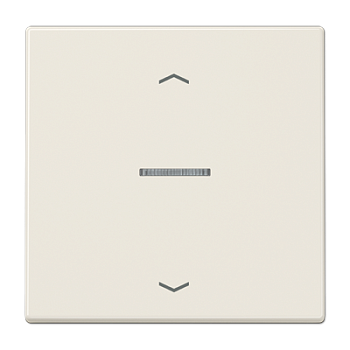 JUNG Клавиша для KNX кнопки, 1 группа, с окошком и символами"стрелки" дюропласт слоновая кость LS101KO5P