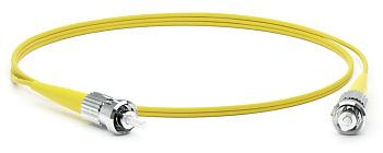 Hyperline FC-S2-9-ST/UR-ST/UR-H-3M-LSZH-YL Патч-корд волоконно-оптический (шнур) SM 9/125 (OS2), ST/UPC-ST/UPC, 2.0 мм, simplex, LSZH, 3 м 247517