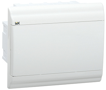 IEK PRIME Корпус пластиковый встраиваемый ЩРВ-П-9 белый/белая дверь IP41