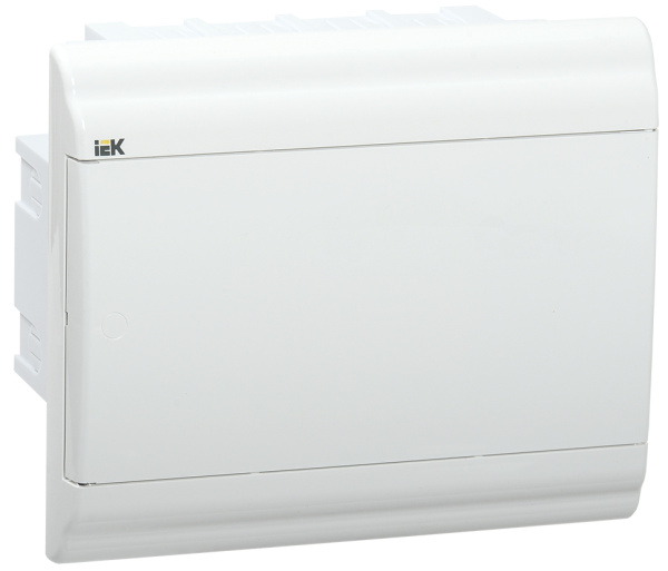 IEK PRIME Корпус пластиковый встраиваемый ЩРВ-П-9 белый/белая дверь IP41