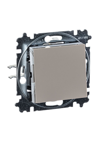 Купить ABB EPJ Levit кофе макиато / белый Выключатель кнопочный 1-клавишный, 2CHH599145A6018