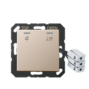 JUNG Накладка для внешнего DND-модуля с LED-лампами, 230 В, шампань ACUKO5M230CH