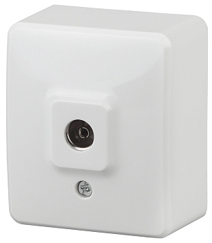ЭРА 11-3201-01 Эксперт Белый Розетка TV одиночная ОУ