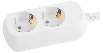 ЭРА KX-2e Колодка 2гн, с зазeмлением