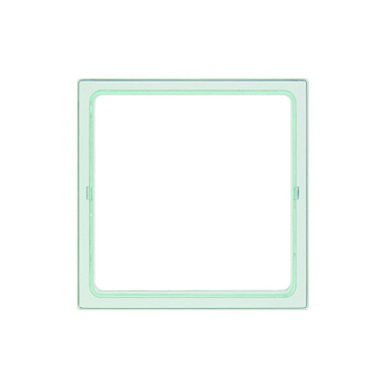 Simon 27 Play Зеленая прозрачная Вставка декоративная для рамок с вырезом под декор 2700670-111