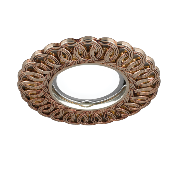 Купить Gauss Светильник Antique Gu5.3 1/40 круг, золото/черный CA043