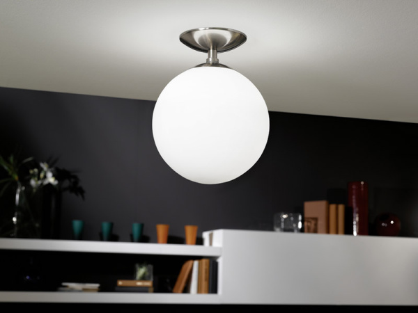 Eglo Светильник потолочный RONDO, 1X60W (E27), Ø250, опаловый, белый 91589 Купить Eglo Светильник потолочный RONDO, 1X60W (E27), Ø250, опаловый, белый 91589