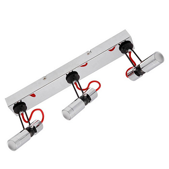 Lussole PROMO Металл Хром / черный Металл Светильник настенно-потолочный LED 5W LSP-9924 Lussole PROMO Металл Хром / черный Металл Светильник настенно-потолочный LED 5W LSP-9924