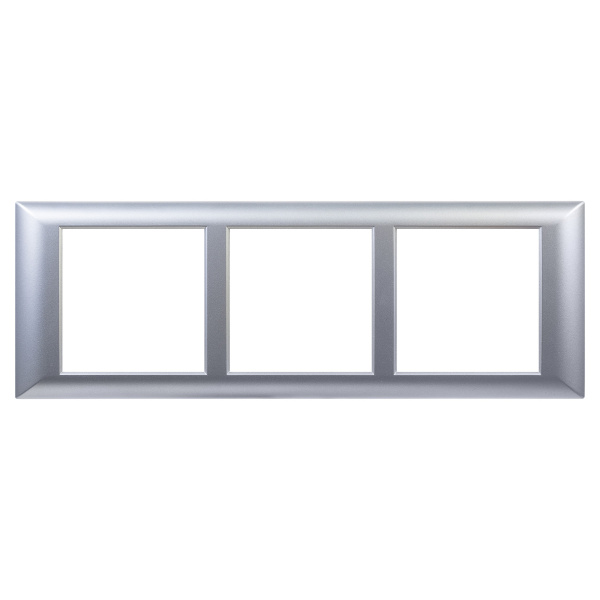 DKC Рамка-суппорт "Avanti" для "In-liner Front",  серебристый металлик, 6модулей