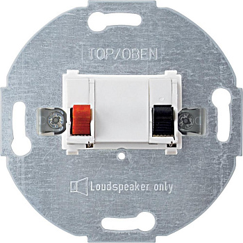 SE Merten Полярно-Бел Механизм АудиоРозетки 1-ой, пружинные клеммы MTN466919