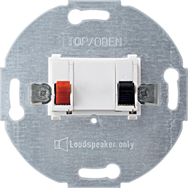 SE Merten Полярно-Бел Механизм АудиоРозетки 1-ой, пружинные клеммы MTN466919