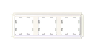 Systeme Electric AtlasDesign Antique Жемчуг Рамка 3-ая, универсальная