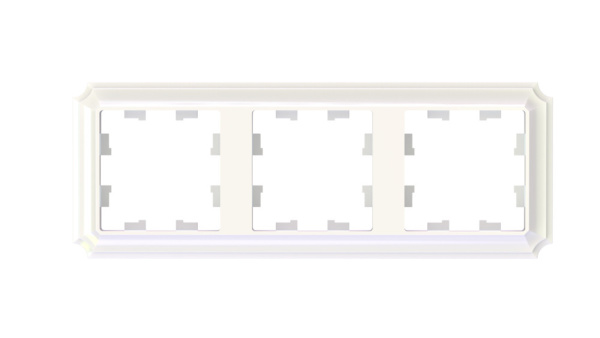 Systeme Electric AtlasDesign Antique Жемчуг Рамка 3-ая, универсальная