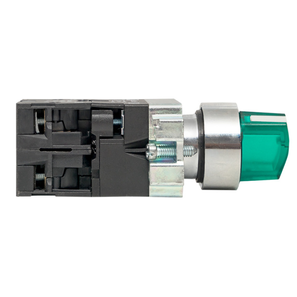 Купить Переключатель BD21 2P c зеленой подсветкой 24В NO EKF PROxima