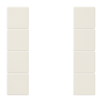 JUNG Слоновая кость Комплект накладок 4гр LS504TSA