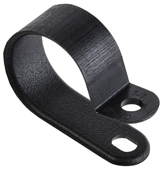IEK Скоба крепежная 20мм нейлоновая черная (50шт)