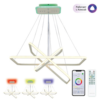 Citilux CL731AK110E Неон Белый Смарт RGB Люстра