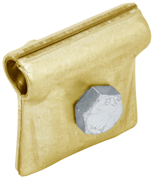 IEK Зажим соединительная круглого проводника 6-12мм латунь