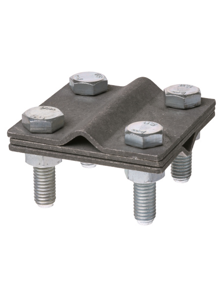 TDM Зажим крестовой ЗКСГО25, горячеоцинкованный, стержень - провод 25-95 мм²/полоса 3х25 мм SQ2401-0031