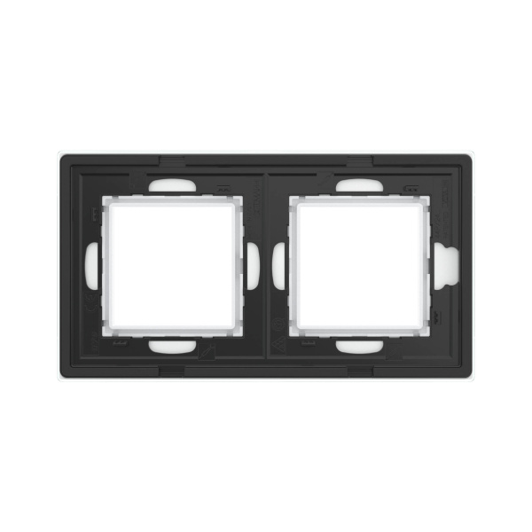 Купить DKC Рамка из натурального стекла, "Avanti", светло-зеленая, 2 поста (4 мод.)