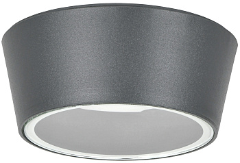 IEK Светильник уличный 5104 потолочный GX53 IP65 серый