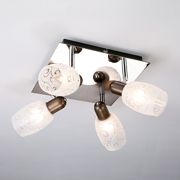 Eurosvet Спот 60301/4 хром/венге 00000059005