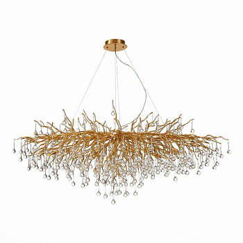 ST LUCE  SL1651.203.15 Люстра подвесная Золотистый/Золотистый G9 15*5W