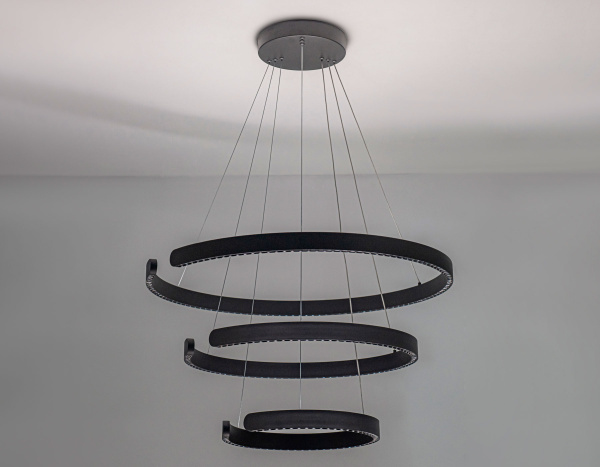 Купить Ambrella Светильник подвесной светодиодный FL5888/3 BK черный 90W 3000K/4200K/6400K D800/600/400*1200 (без ПДУ)