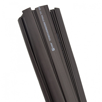 EKF PROxima Термоусаживаемая трубка ТУТ нг 10/5 черная в отрезках по 1м