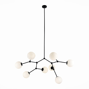 ST LUCE  SL1506.403.08 Люстра подвесная Черный/Белый E14 8*40W