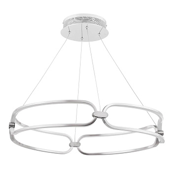 Maytoni Modern Chain Никель Подвесной светильник LED 50W 3500Лм MOD017PL-L50N