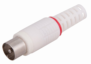 PROconnect Разъем штекер TV без пайки Белый 05-2041-2