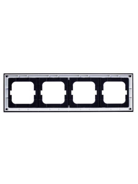 Купить ABB BJE Axcent Черный Рамка 4-ая 2CKA001754A4412