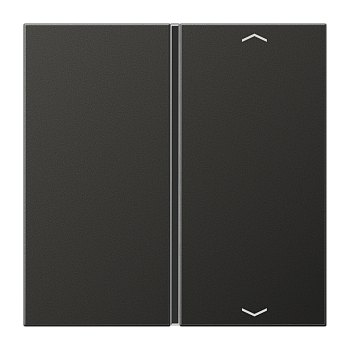 JUNG клавиша для выключателя в сборе, антрацит, с символами вверх\вниз AL2401TSAPAN