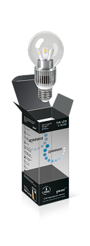 Gauss Лампа LED шар для хрустальных люстр E27 5W 4100K HA105202205-D