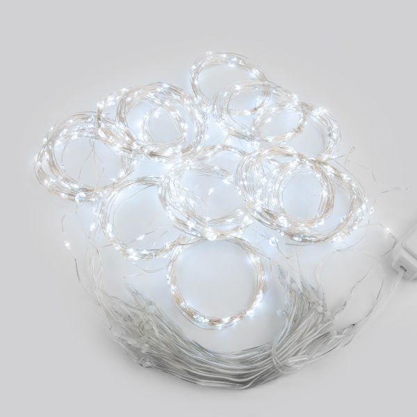 Eurosvet Гирлянда Занавес 200-004 белый 2*3м IP20 a056046