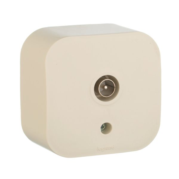 Legrand Quteo Бежевый Розетка TV 782245
