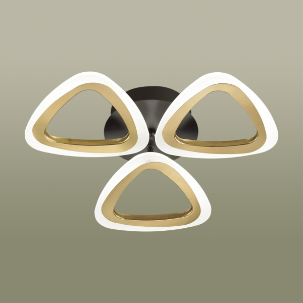 Купить Lumion 4571/42CL LEDIO LN21 черный, золотой Люстра потолочная LED 2670Лм 42W 3000-6000K 220V RHEA