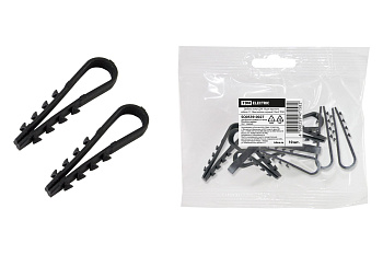 TDM Дюбель-хомут ДХК-18 для круглого кабеля 11-18мм нейлон черный (10шт) SQ0539-0027