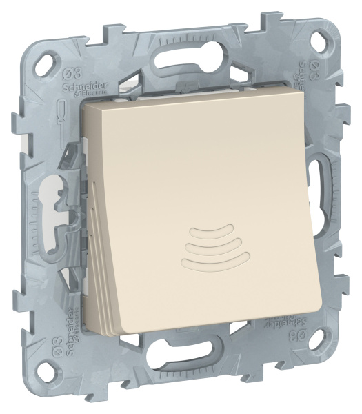 Купить SE Unica New Беж Звонок электронный, 70 дБ/ 1 м NU578644