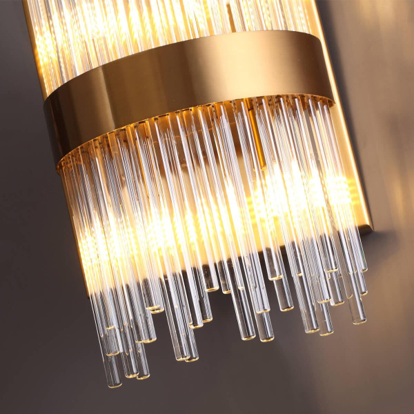 Купить Odeon Light 4722/4W ODL20 427 бронзовый/стекло/прозрачный Бра G9 4*40W 220V FOCCO