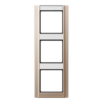 JUNG Рамка 3-кратная с полем для надписи шампань A583NACH