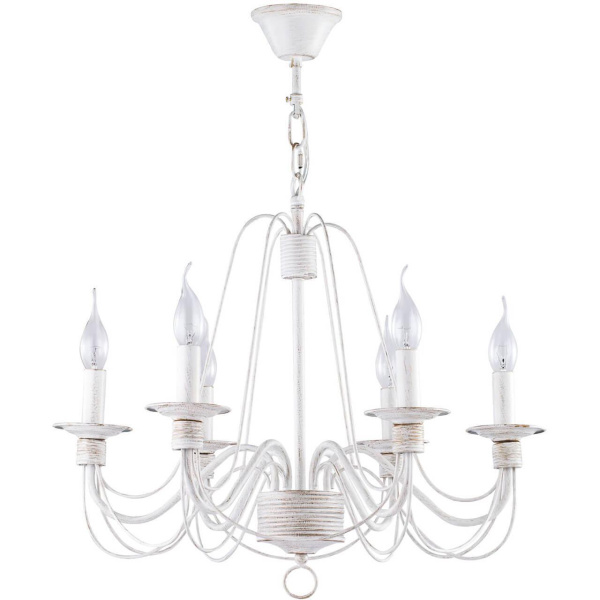 Freya Classic Velia Белый с Золотом Люстра E14 60W FR2046-PL-06-WG