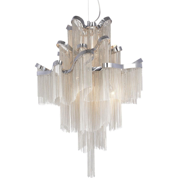 Favourite Multivello Хром/Прозрачная Люстра 8*E14CFL*25W 1156-8P