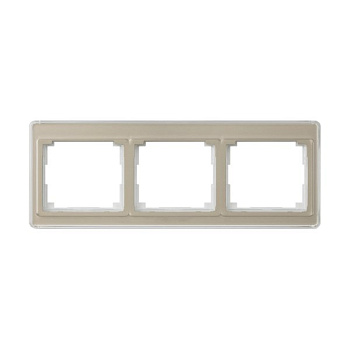 JUNG SL 500 Бронза Рамка 3-ая горизонтальная SL5830GB