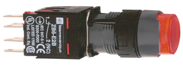 Купить SE Кнопка 16мм красная с подсветкой XB6AE4B5B