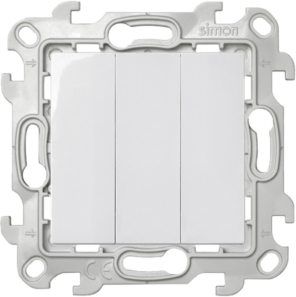 Купить Simon 24 Белый Трехклавишный выключатель 2450391-030