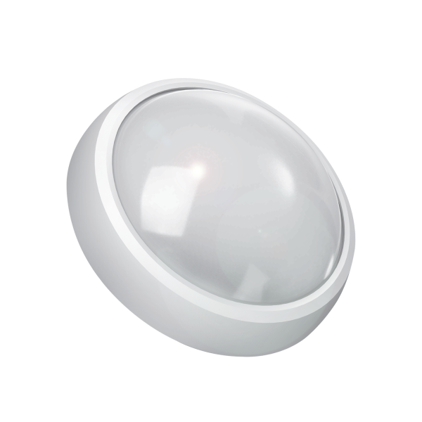 Купить Gauss Св-к ЖКХ ECO 2.0 круг 12W 990lm 4000K 160-260V IP54 D175*76мм белый с микровол сенсором 142411212-S