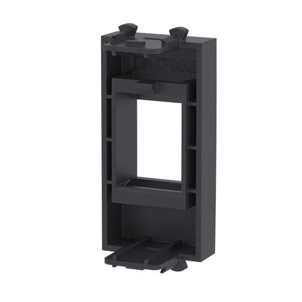 Купить DKC Адаптер без шторки для Keystone, "Avanti", "Черный матовый", 1 модуль