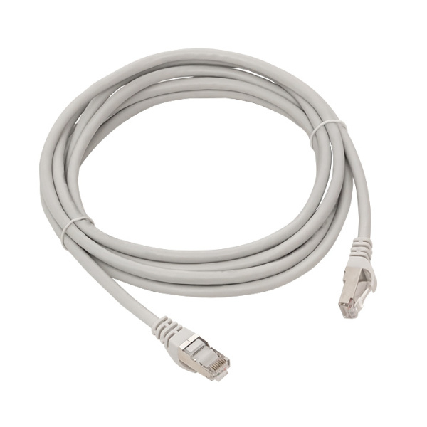 EKF Патч-корд TERACOM PRO Cat.6 экранированный FTP оболочка LSZH серый (3,0м)